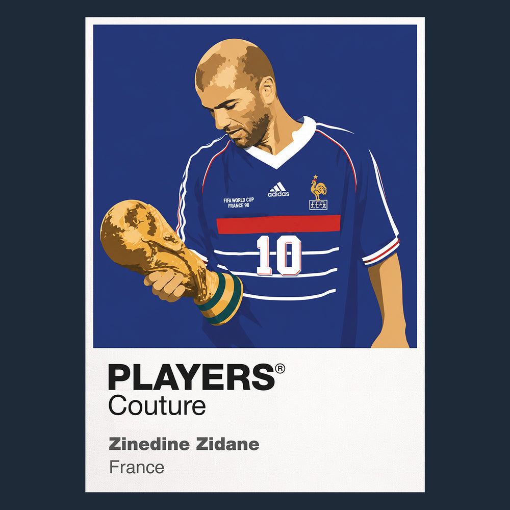 Zinedine Zidane Players Couture Frame Navy