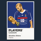Zinedine Zidane Players Couture Frame Navy