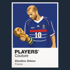 Zinedine Zidane Players Couture Frame Navy