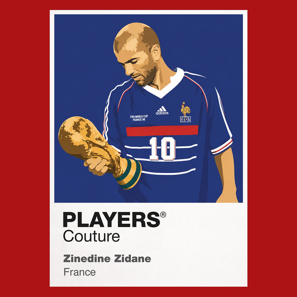 Zinedine Zidane Players Couture Frame Red