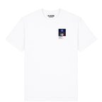 Zinedine Zidane France Icons in Lights Frame Men's T-Shirt in White