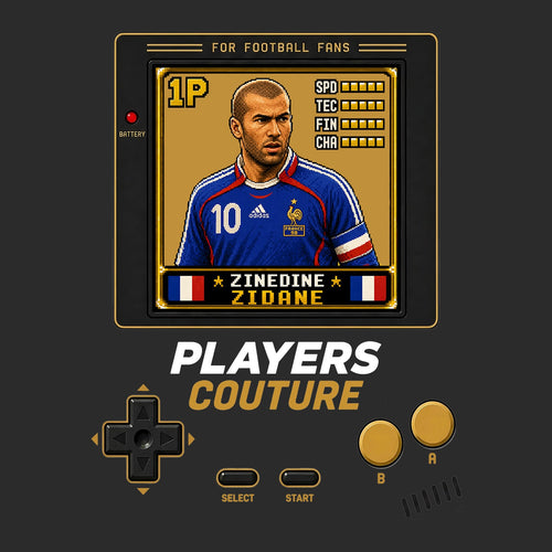 Zinedine Zidane Legend 8-Bit Men's Hoodie - image 1