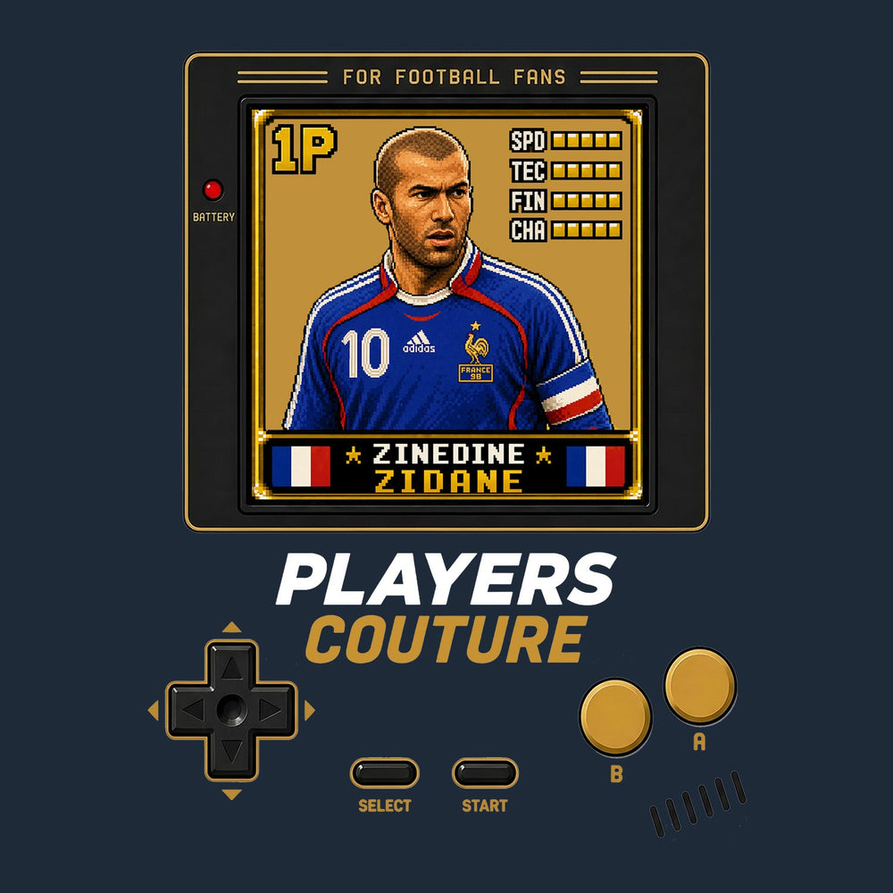 Zinedine Zidane Legend 8-Bit Men's Hoodie - image 7