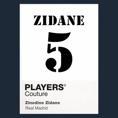 Zinedine Zidane 5 Football Shirt Frame - Icon Design (View 8)