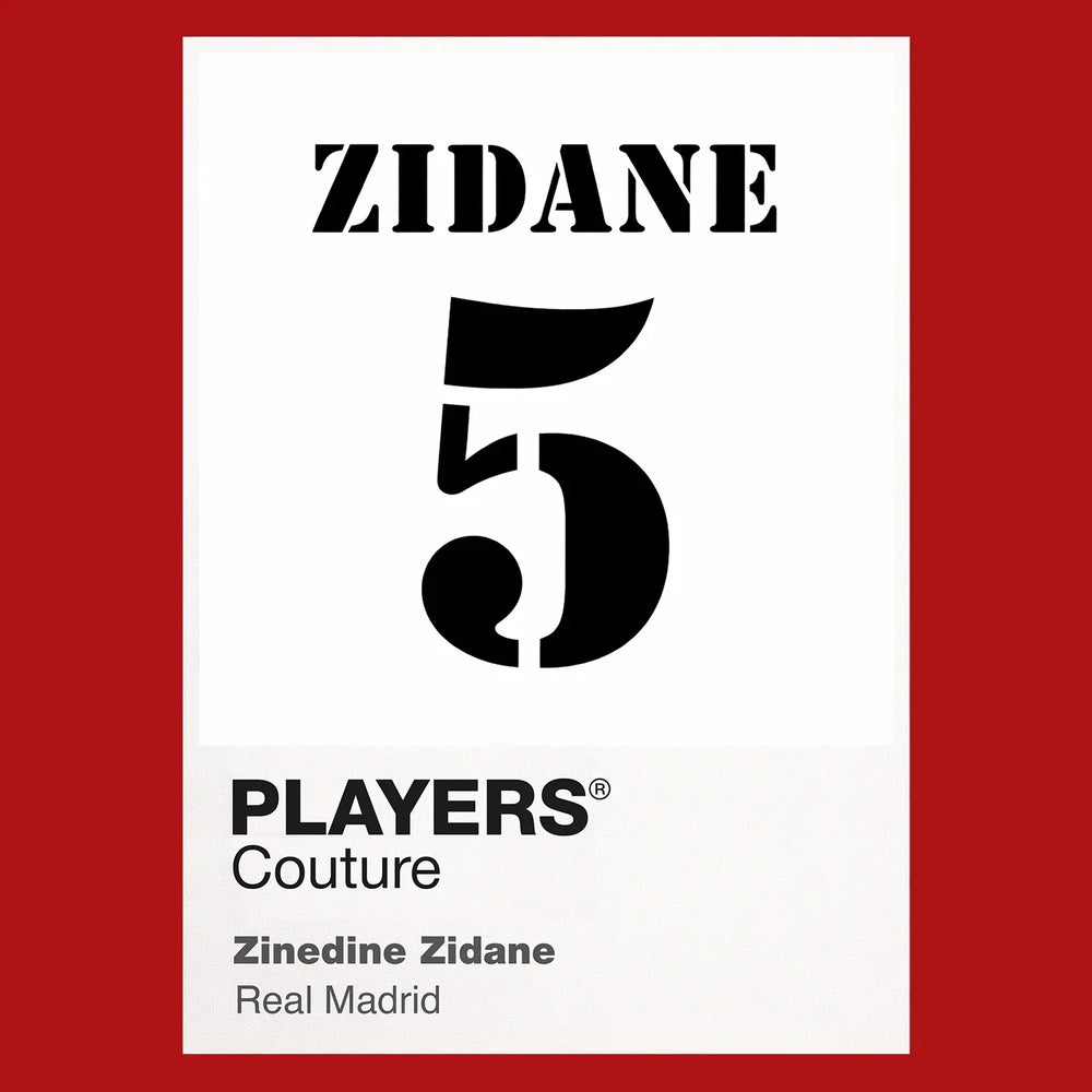 Zinedine Zidane 5 Football Shirt Frame Men's Hoodie – red close-up detail shot of the Zinedine Zidane 5 Football Players