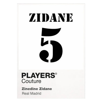 Zinedine Zidane 5 Football Shirt Frame - Icon Design