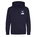 Zinedine Zidane Real Madrid Icon Frame Kids Hoodie — Navy