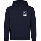 Zinedine Zidane Real Madrid Icon Frame Men's Hoodie — Navy