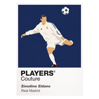 Zinedine Zidane Real Madrid Icon Frame Men's T-Shirt - Players Couture