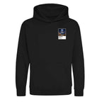 Zinedine Zidane Real Madrid Icons in Lights Frame Kids Hoodie in Black