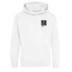 Zinedine Zidane Real Madrid Icons in Lights Frame Kids Hoodie in White