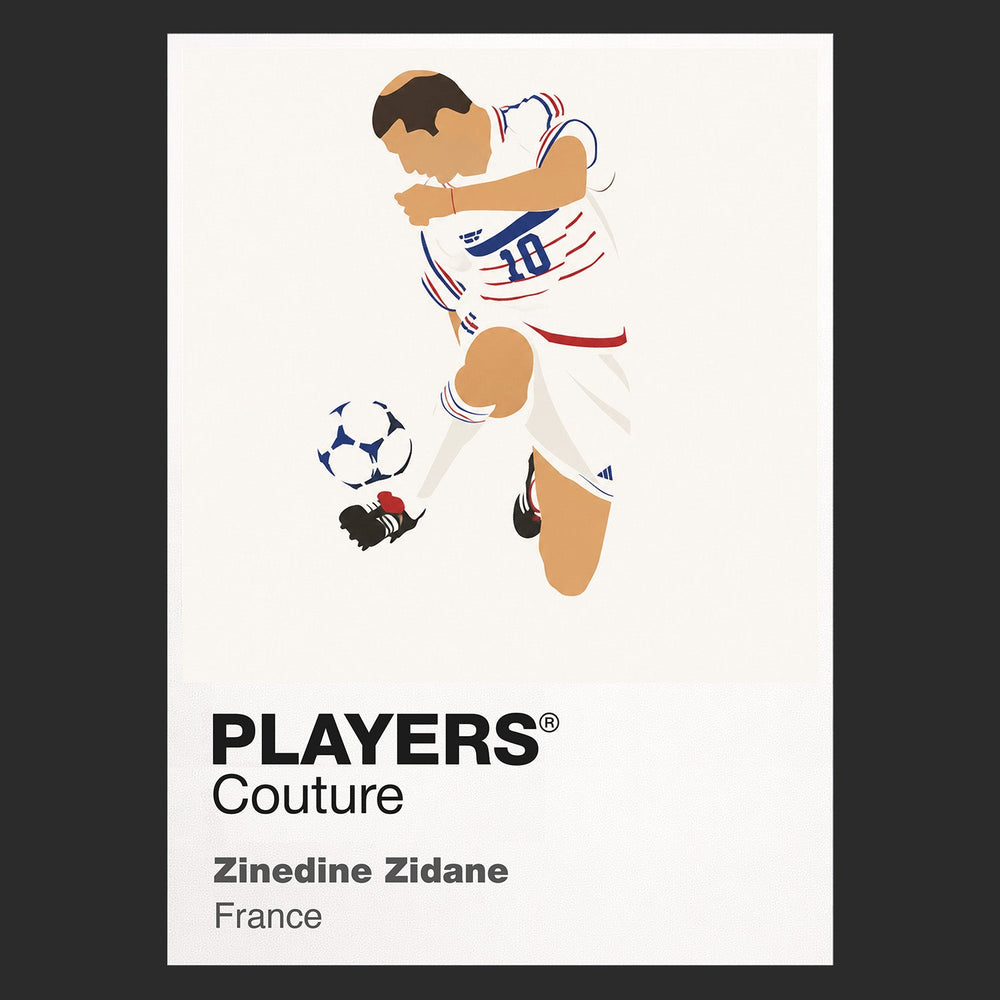 Zinedine Zidane Players Couture Frame Black