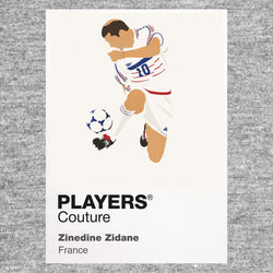 Zinedine Zidane Players Couture Frame Gray