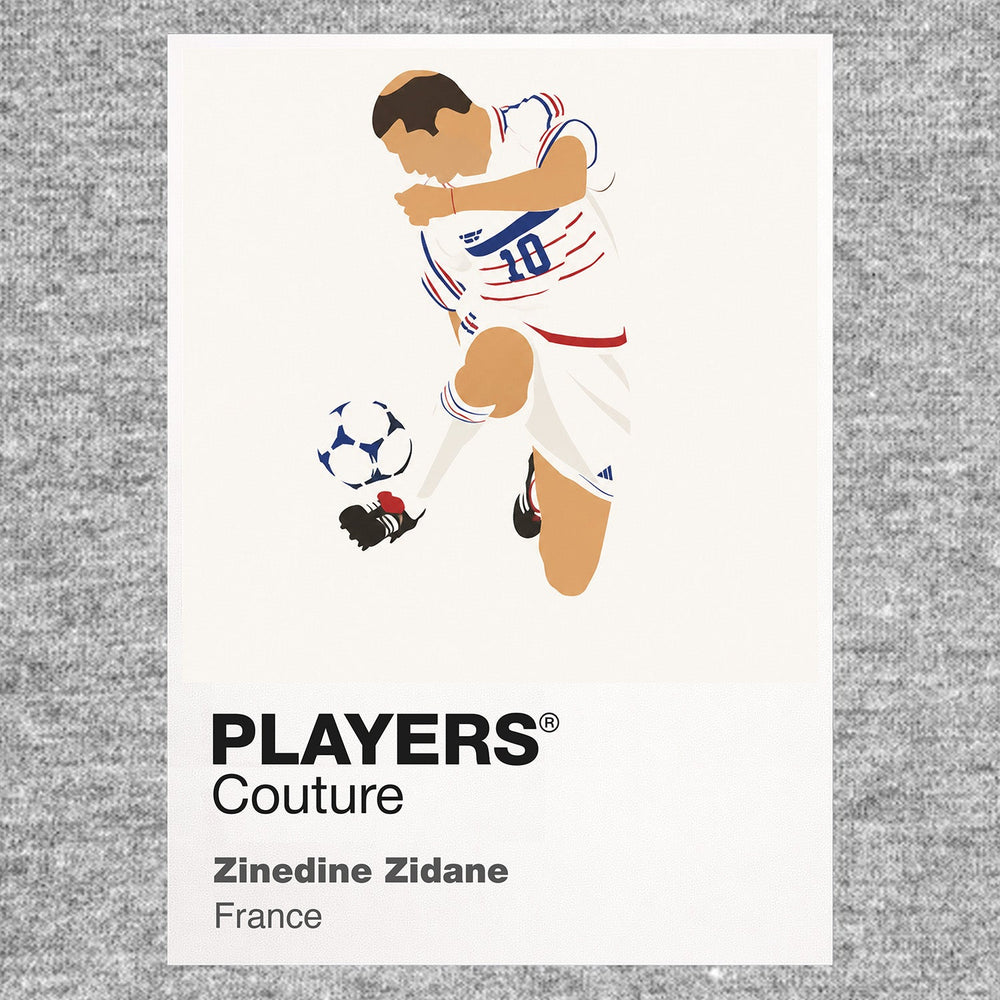 Zinedine Zidane Players Couture Frame Gray