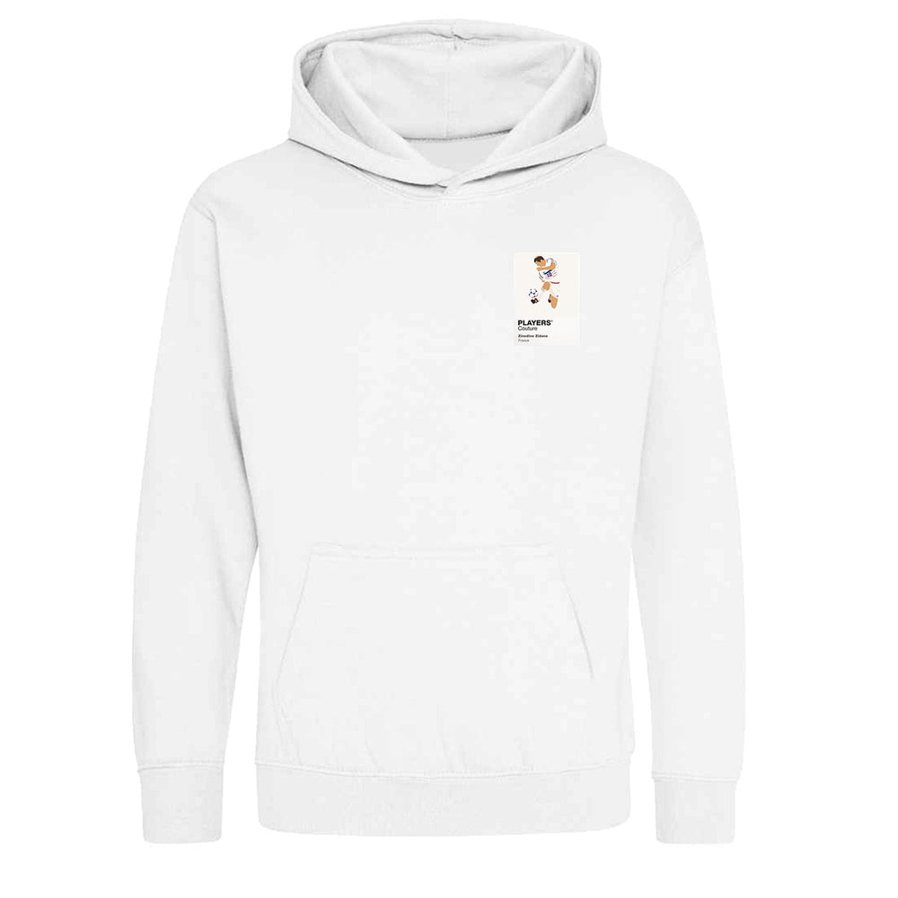 Zinedine Zidane Players Couture Kids White Hoodie
