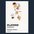 Zinedine Zidane Players Couture Frame Navy