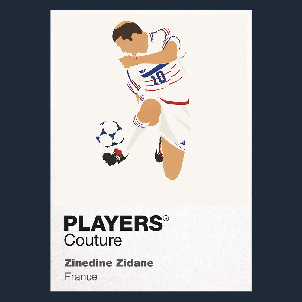 Zinedine Zidane Players Couture Frame Navy