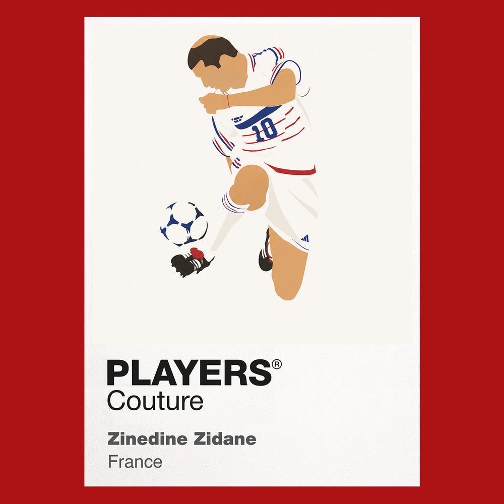 Zinedine Zidane Players Couture Frame Red