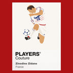 Zinedine Zidane Players Couture Frame Red