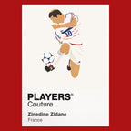 Zinedine Zidane Players Couture Frame Red