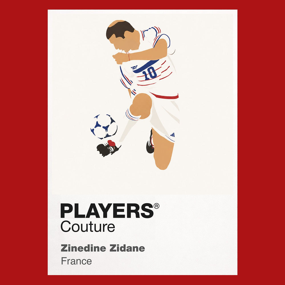 Zinedine Zidane Players Couture Frame Red