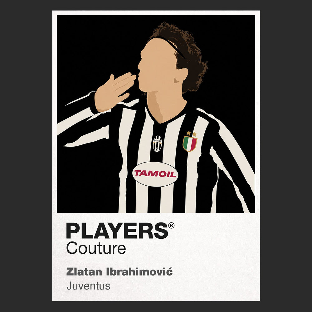Zlatan Ibrahimović Juventus black Icon Frame artwork detail