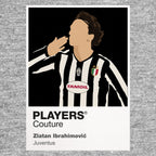 Zlatan Ibrahimović Juventus grey Icon Frame artwork detail