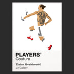 Zlatan Ibrahimović LA Galaxy black Icon Frame artwork detail