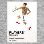 Zlatan Ibrahimović LA Galaxy grey Icon Frame artwork detail