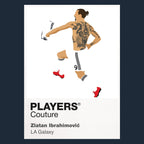 Zlatan Ibrahimović LA Galaxy navy Icon Frame artwork detail
