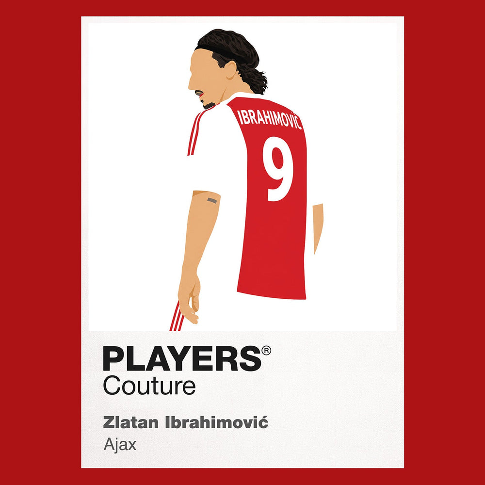 Zlatan Ibrahimović Ajax red Icon Frame artwork detail