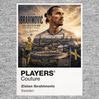 Zlatan Ibrahimovic Sweden Atlas Frame artwork by Players Couture