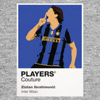 Zlatan Ibrahimović Inter Milan grey Icon Frame artwork detail