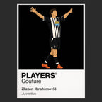 Zlatan Ibrahimović Juventus black Icon Frame artwork detail