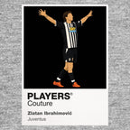 Zlatan Ibrahimović Juventus grey Icon Frame artwork detail
