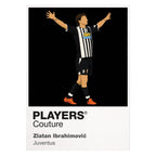 Zlatan Ibrahimović Juventus white Icon Frame artwork detail