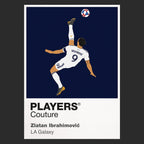 Zlatan Ibrahimović LA Galaxy black Icon Frame artwork detail