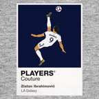 Zlatan Ibrahimović LA Galaxy grey Icon Frame artwork detail