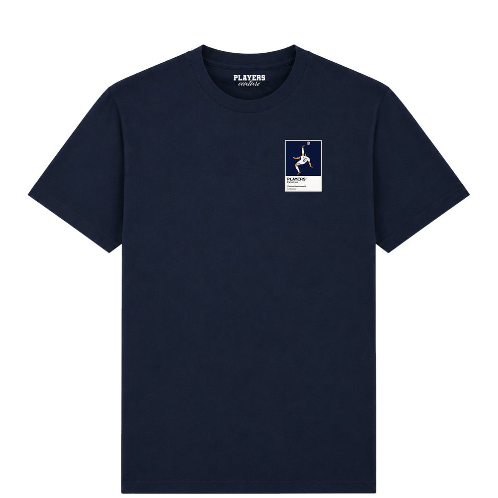 Zlatan Ibrahimović LA Galaxy Icon Frame Men's T-Shirt – navy