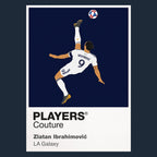 Zlatan Ibrahimović LA Galaxy navy Icon Frame artwork detail