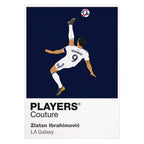 Zlatan Ibrahimović LA Galaxy white Icon Frame artwork detail