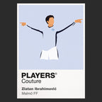 Zlatan Ibrahimović Malmö FF black Icon Frame artwork detail