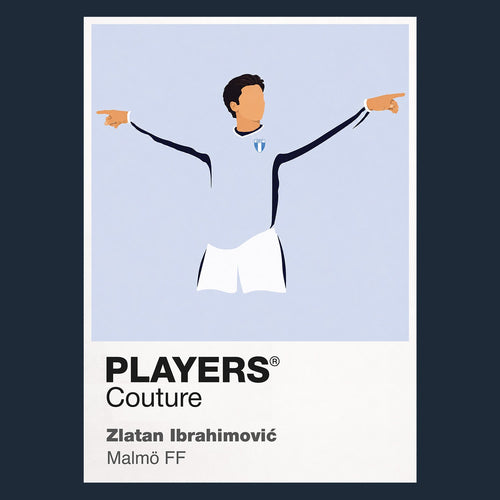 Zlatan Ibrahimović Malmö FF navy Icon Frame artwork detail