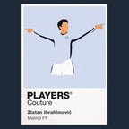 Zlatan Ibrahimović Malmö FF navy Icon Frame artwork detail