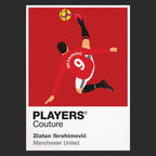 Zlatan Ibrahimović Manchester United black Icon Frame artwork detail