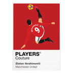 Zlatan Ibrahimović Manchester United white Icon Frame artwork detail