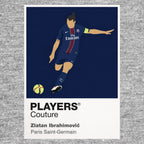Zlatan Ibrahimović PSG Men's Hoodie - Grey