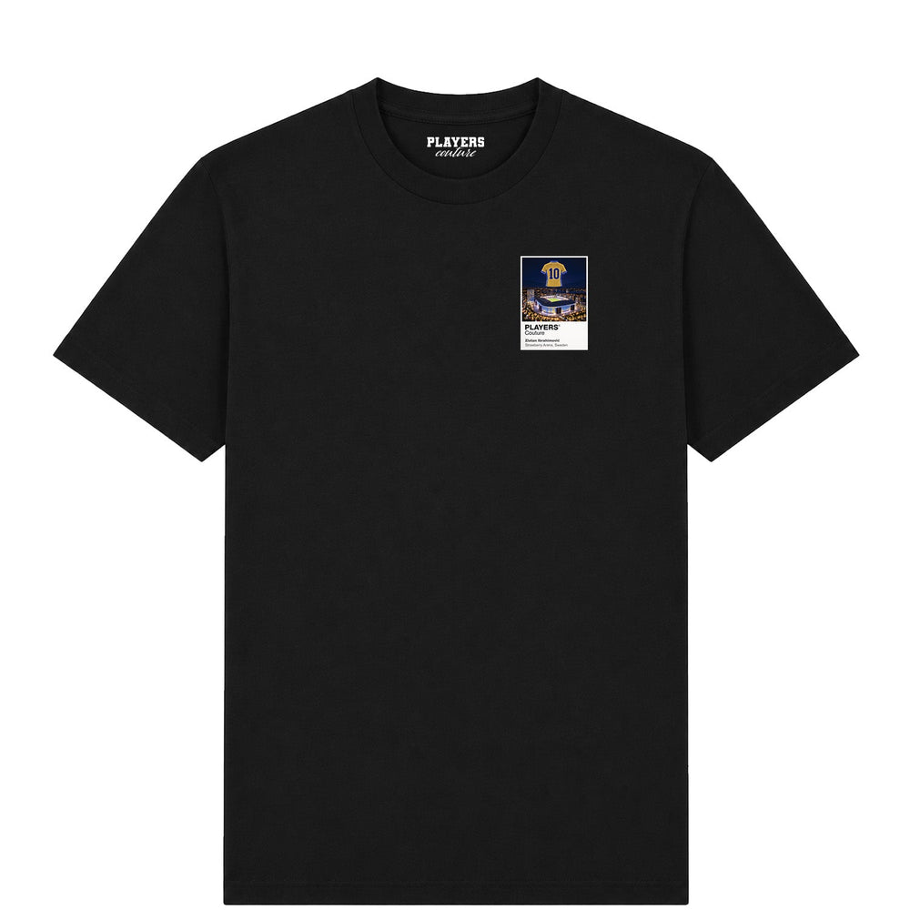 Zlatan Ibrahimović Sweden Icons in Lights Frame Men's T-Shirt in Black
