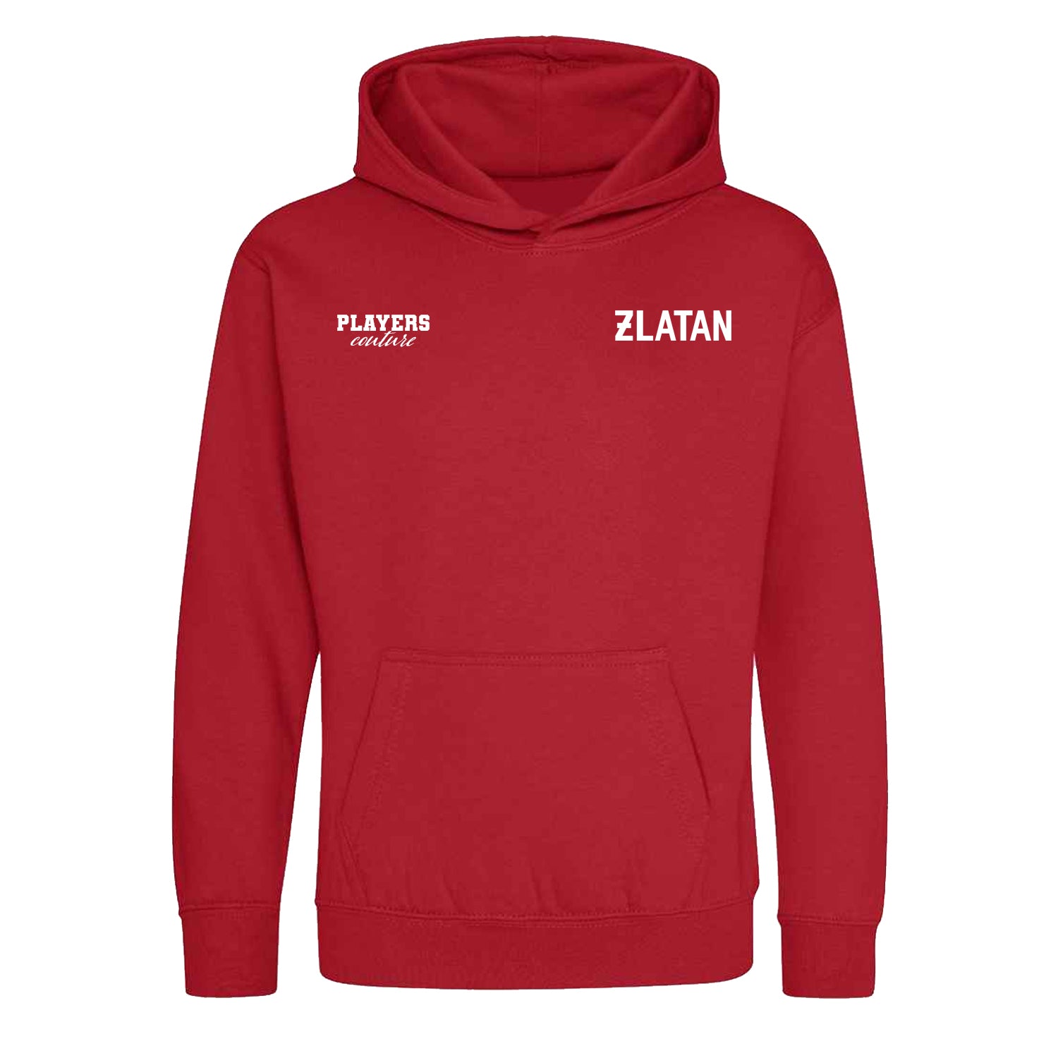 Zlatan Logo Players Couture Kids Hoodie Red