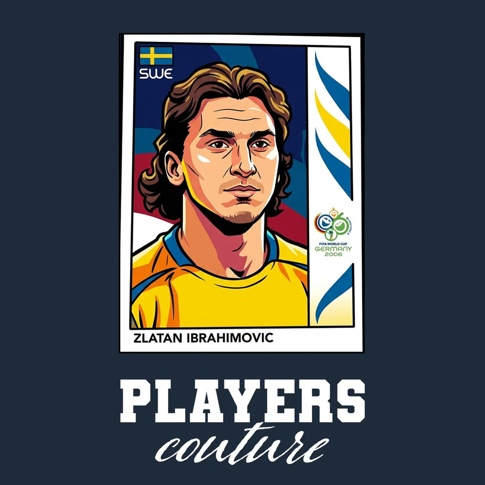 Zlatan Ibrahimovic World Cup Sticker Men's Hoodie – zlatan navy Players Couture design